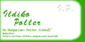 ildiko poller business card